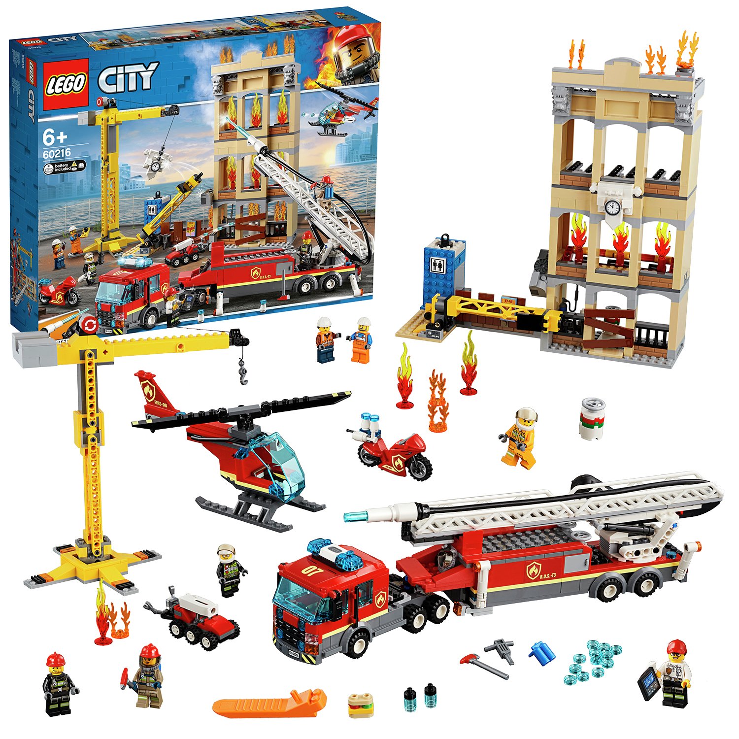 city fire lego