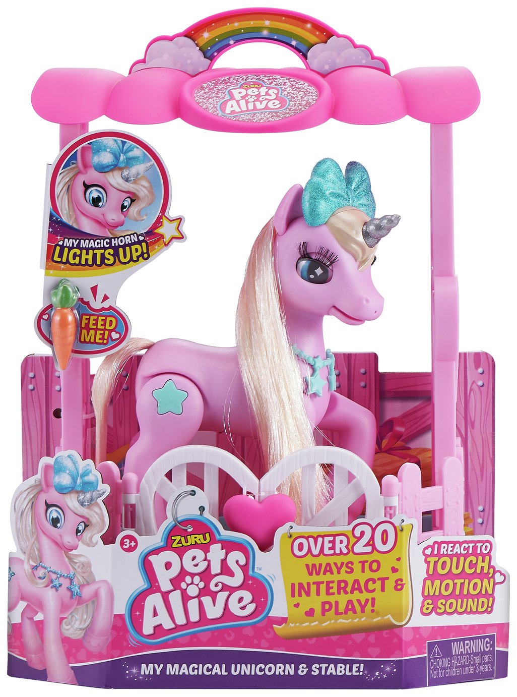 plush unicorn playset