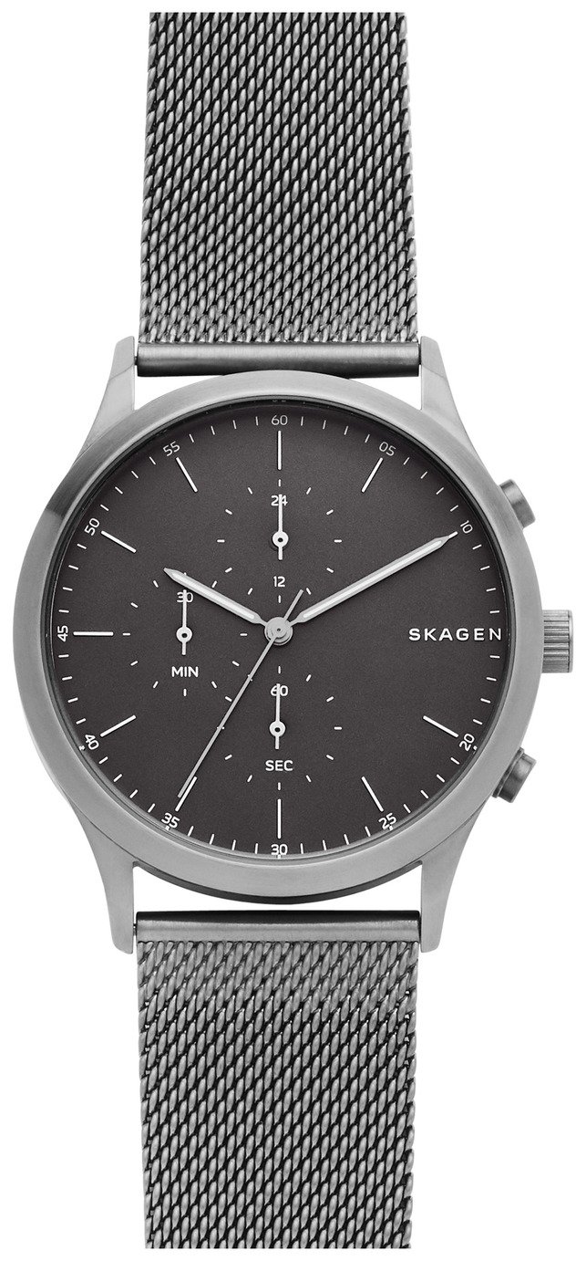 Skagen Grey Dial Mens Stainless Steel Watch review