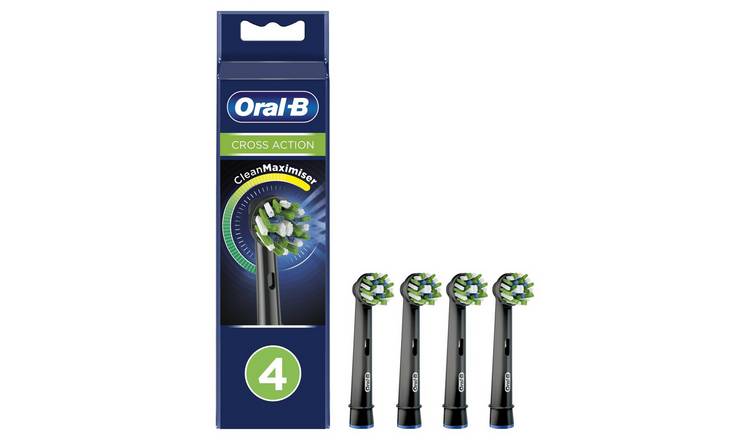 Oral-B CrossAction Electric Toothbrush Heads - 4 Pack