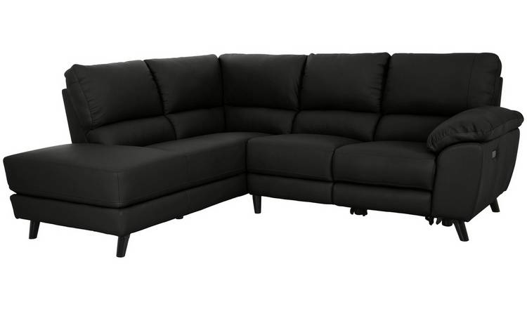 Buy Argos Home Elliot Corner Leather Mix Recliner Sofa Sofas