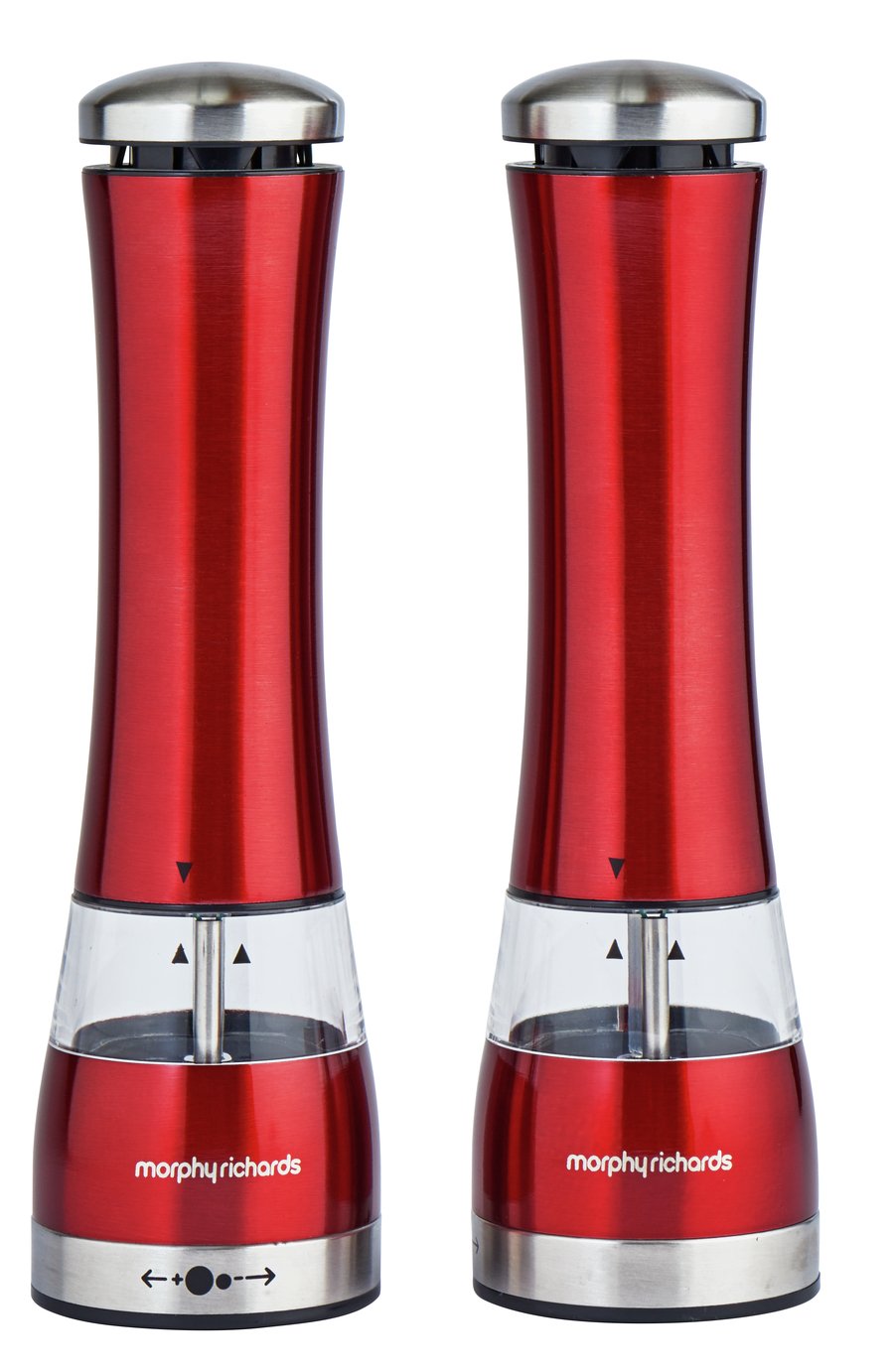 Morphy Richards Accents Salt and Pepper Mills - Red