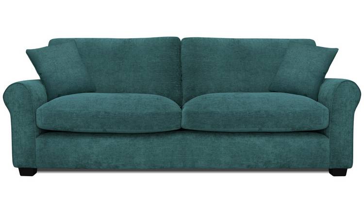 Buy Argos Home Tammy 4 Seater Fabric Sofa Teal Sofas Argos