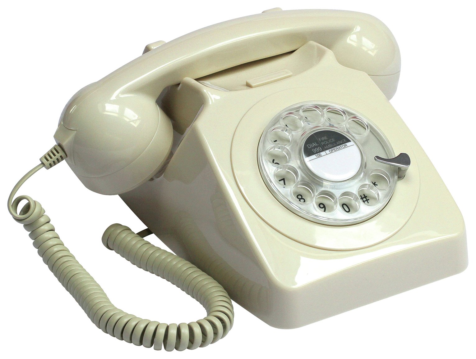 GPO 746 Rotary Dial Phone - Ivory