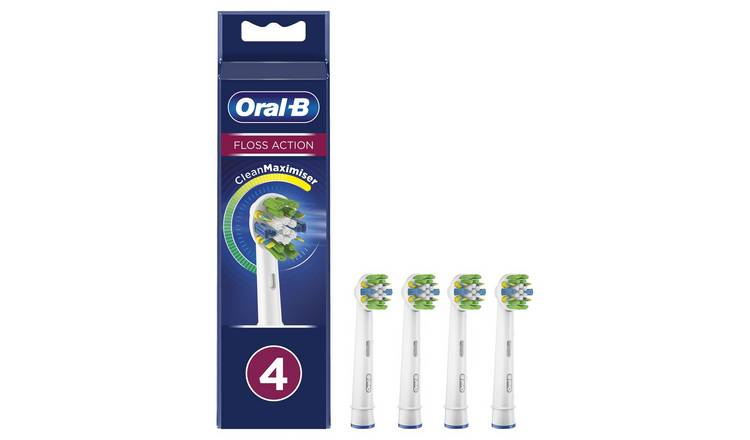 Oral-B FlossAction Electric Toothbrush Heads - 4 Pack
