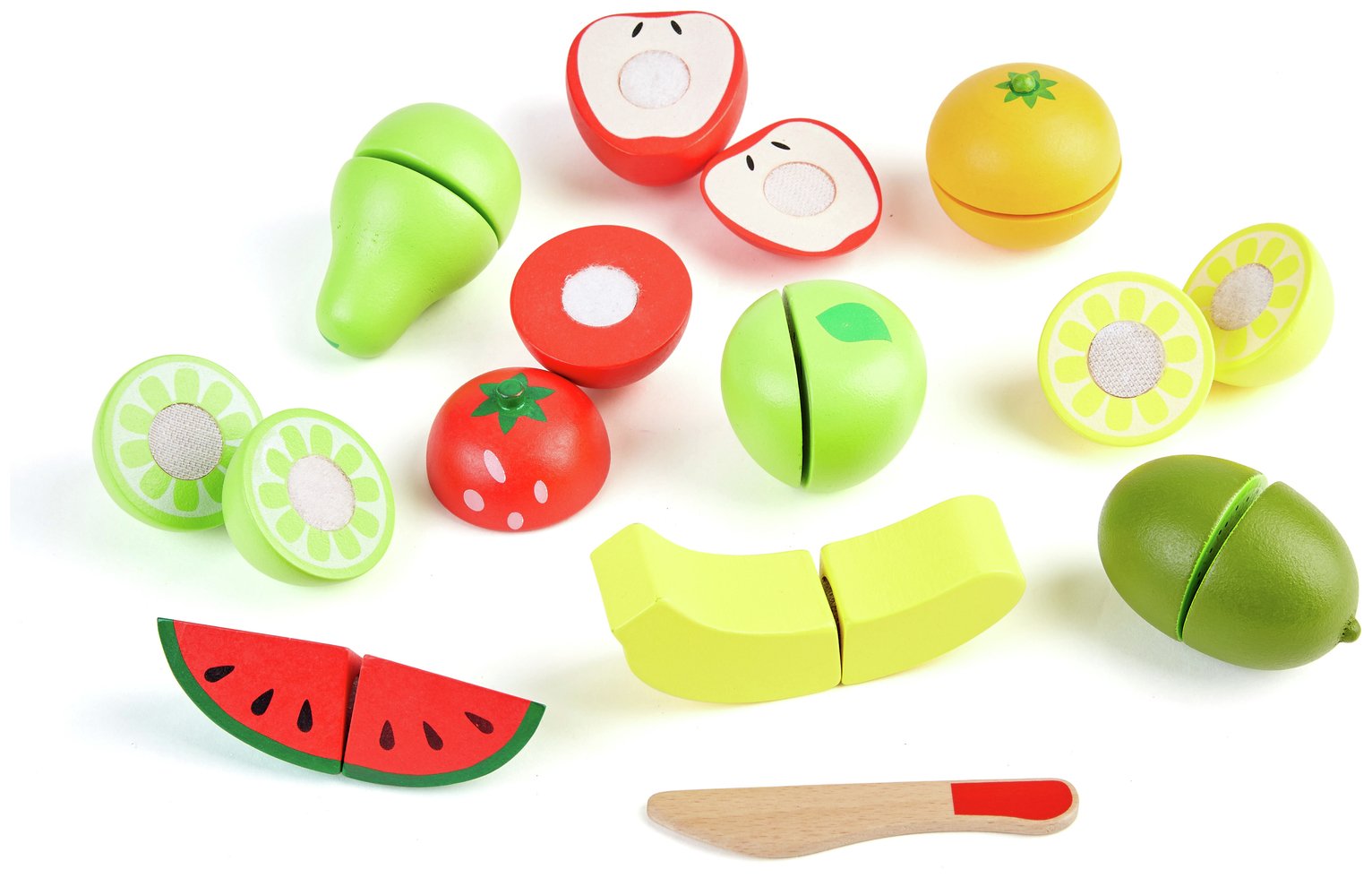 plastic fruit and vegetables toys argos