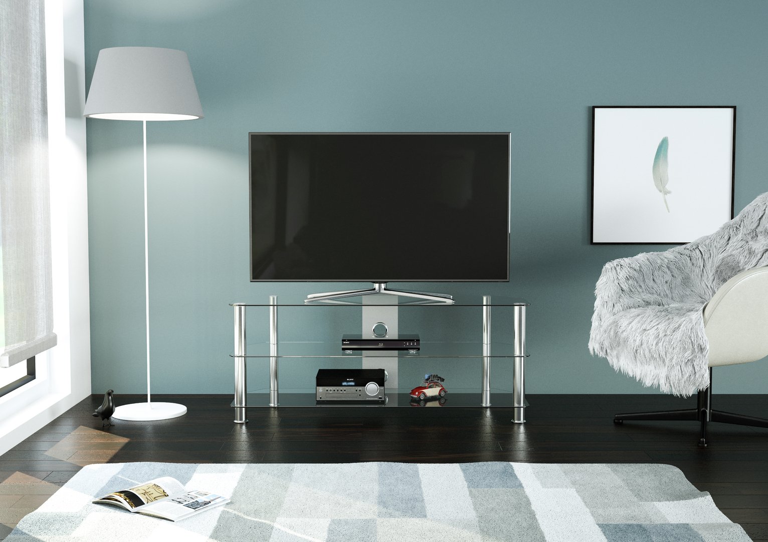 AVF Up To 65 Inch Glass TV Stand Review