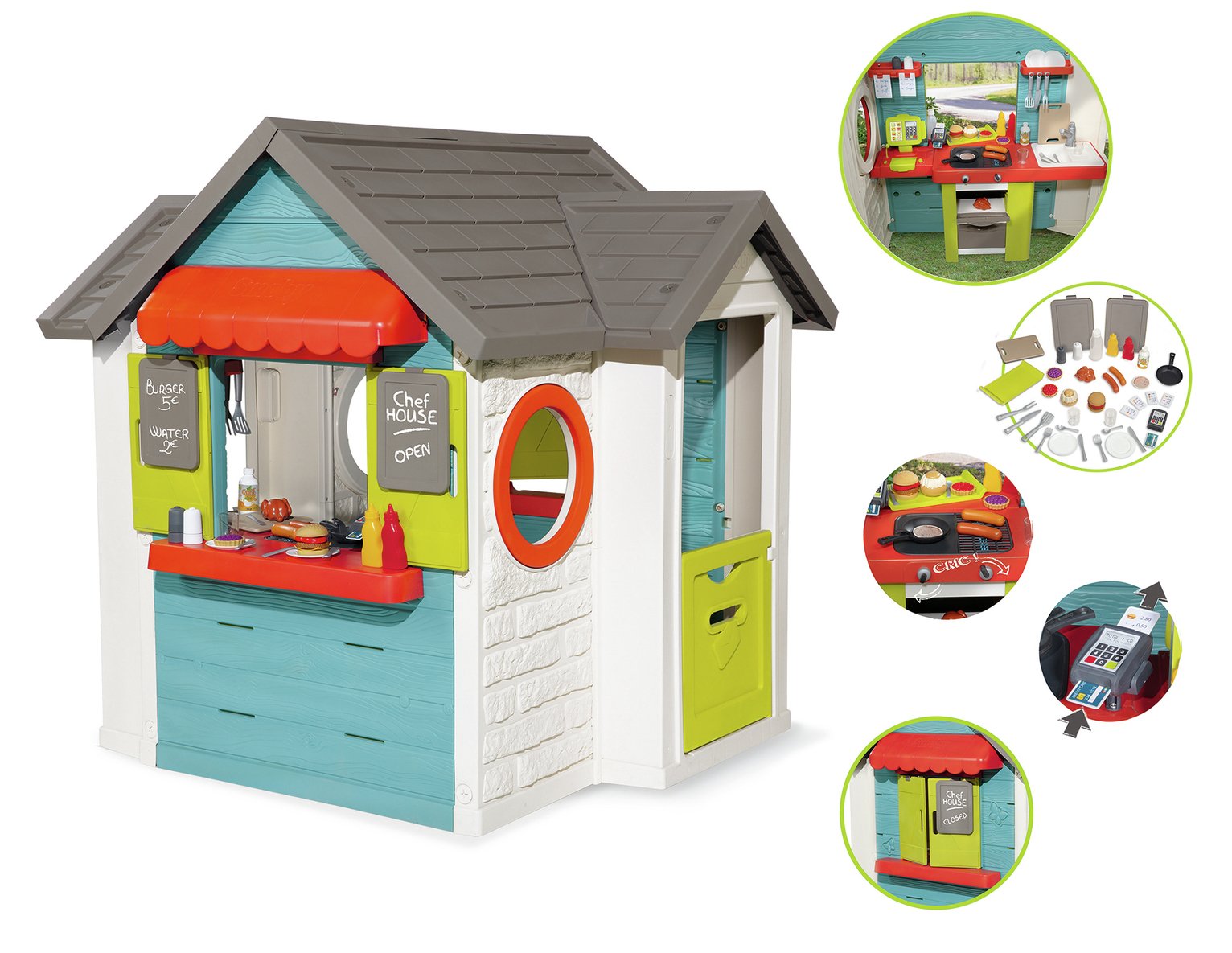 Smoby Chef Playhouse With Kitchen and Market Stall review