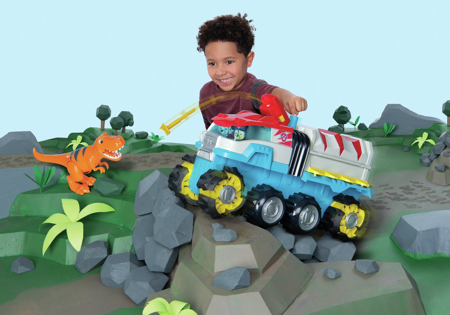 PAW Patrol Dino Rescue Motorised Dino Patroller Team Vehicle Review