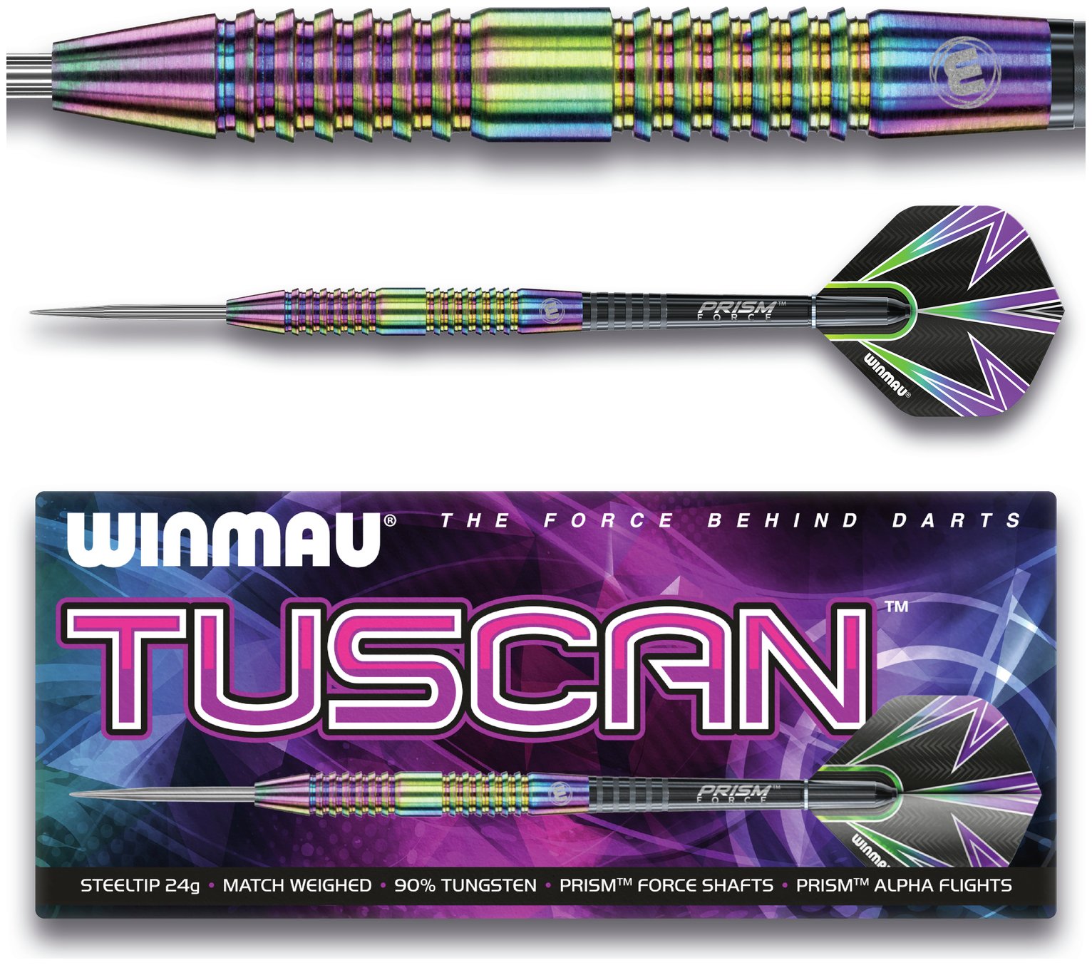 Winmau Tuscan 24g 90 Tungsten Urban Grip Darts Reviews