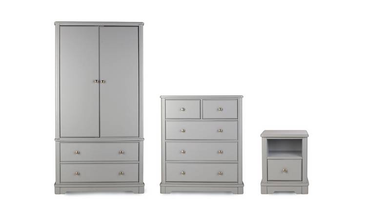 Buy Argos Home Ashbourne 3 Piece 2 Door Wardrobe Set Soft