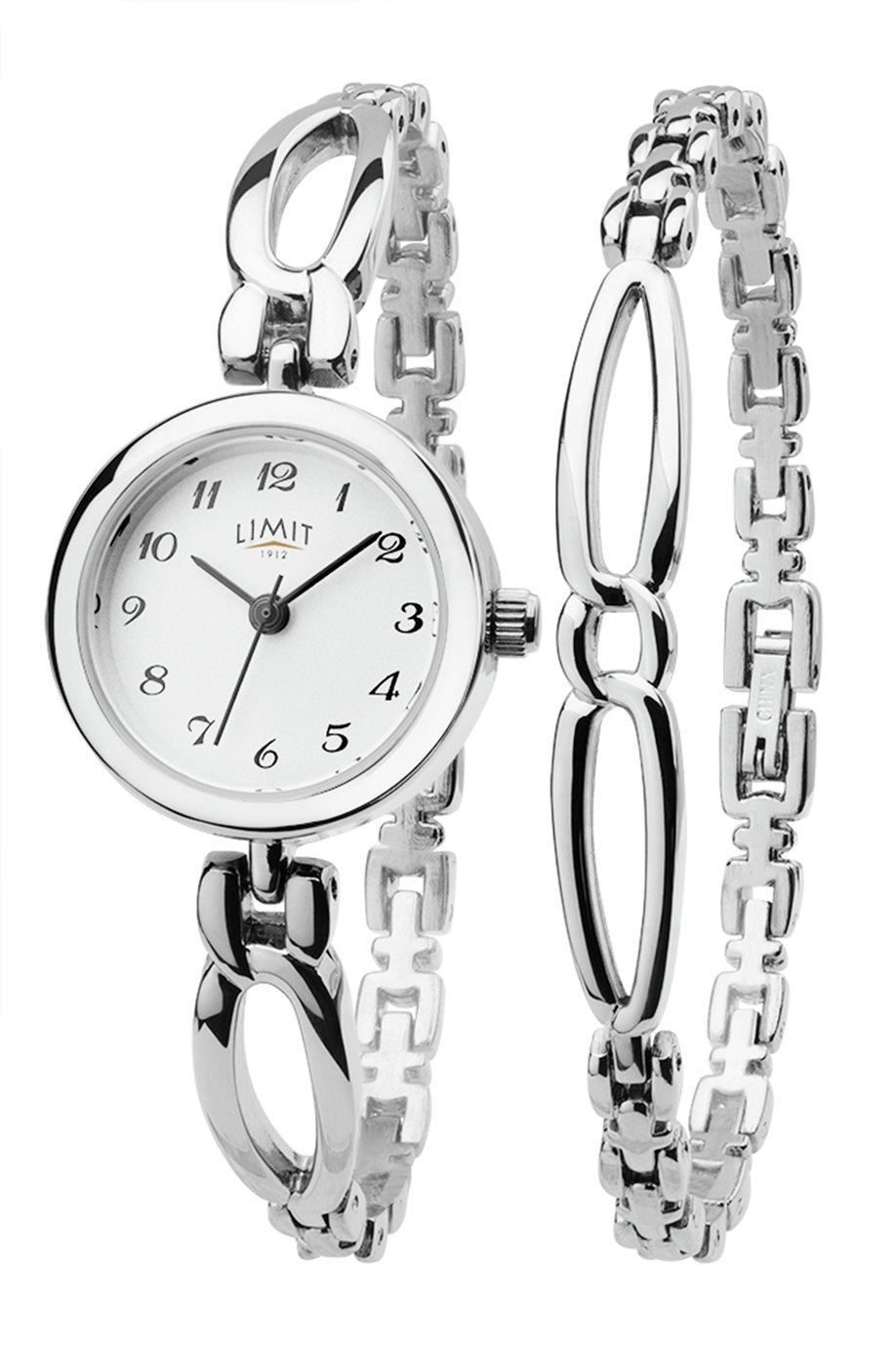 Limit Silver Metal Bracelet Watch and Bangle Bracelet Review