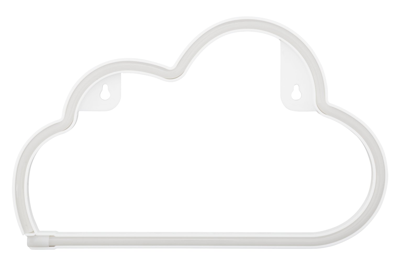 Argos Home Baby Cloud Neon Light - White