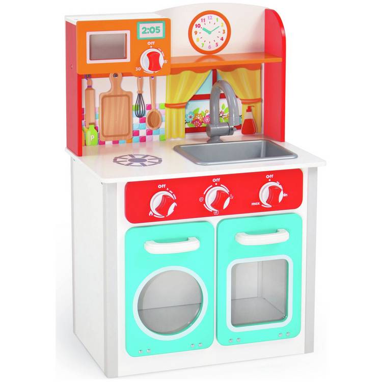 Chad Valley Wooden Junior Toy Kitchen 0