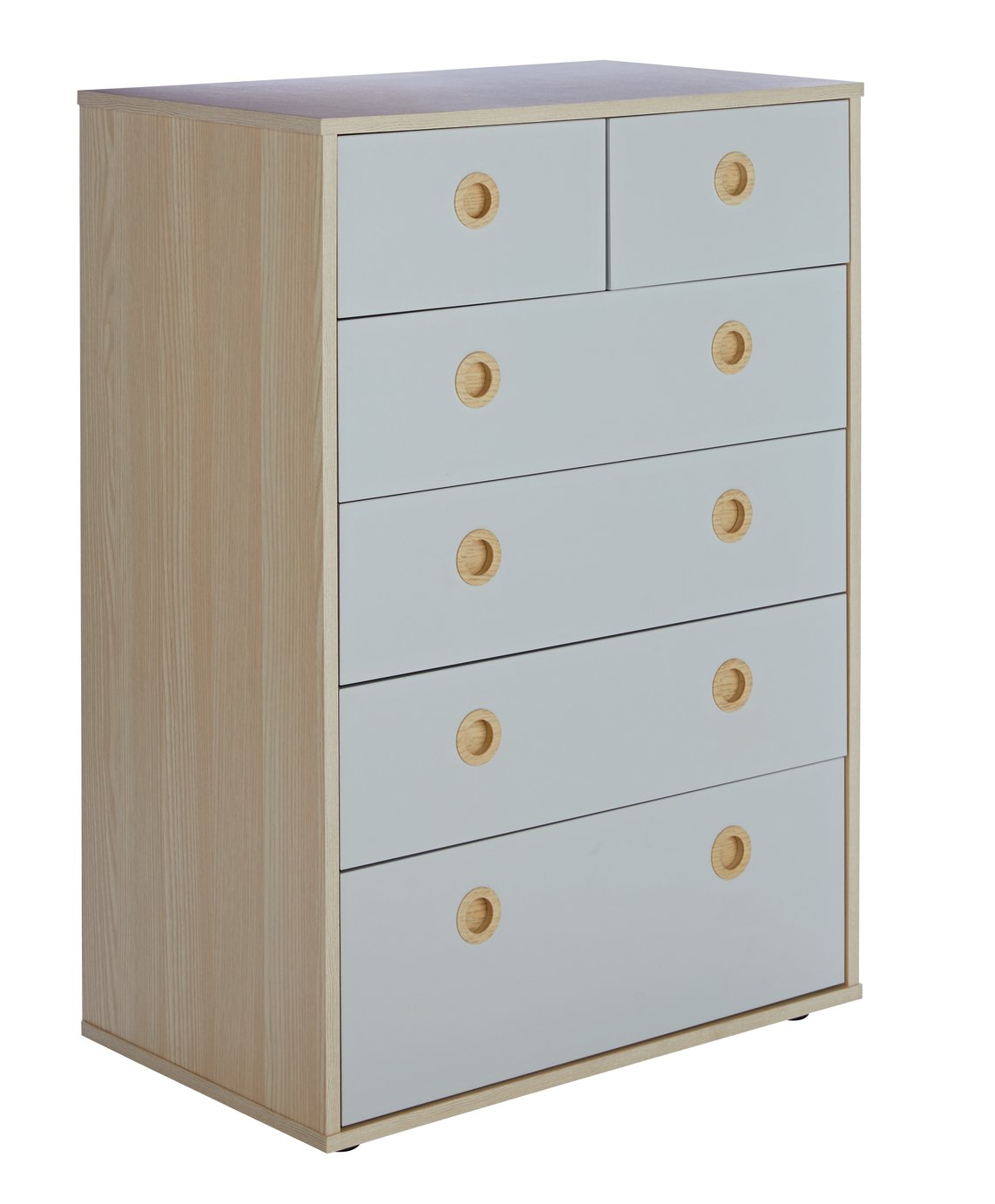 Habitat Kids Camden 4 2 Chest of Drawers - Grey & Acacia