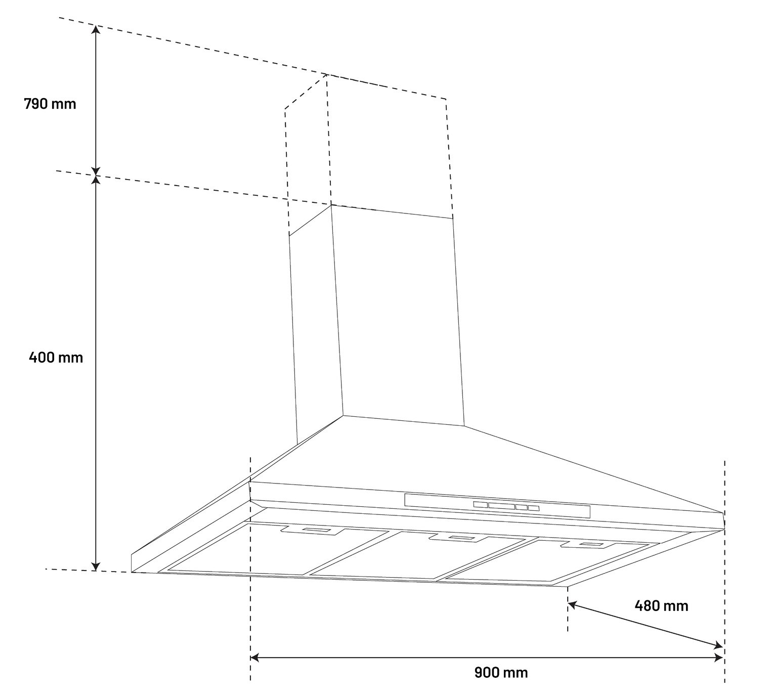 New World GRASSMOOR90BLK 90cm Cooker Hood Review