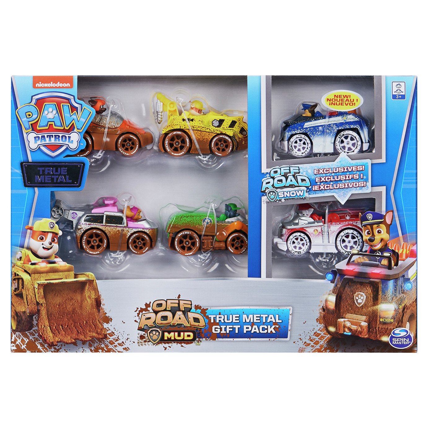 paw patrol true metal cars