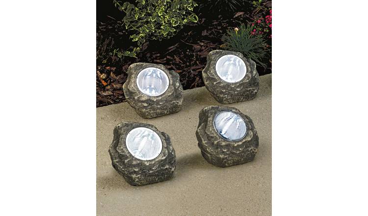 Solar landscape deals rock lights