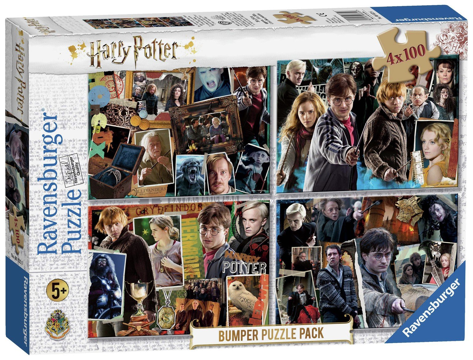 Harry Potter 4 x 100 Piece Puzzles