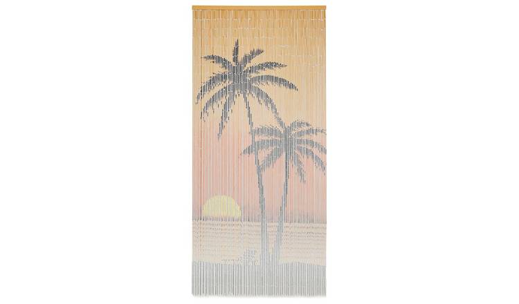 Walplus Beach Theme Insect Door Screen - Multicolour - 90 x 200 cm