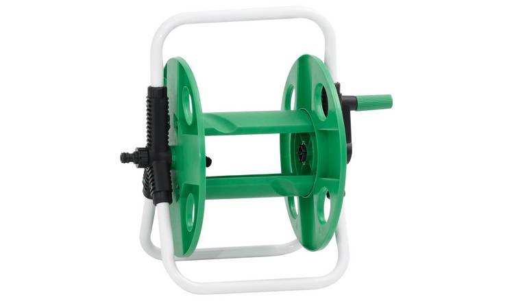 Walplus Free Standing Hose Reel for Hose - Green - 40 x 30 x 41 cm