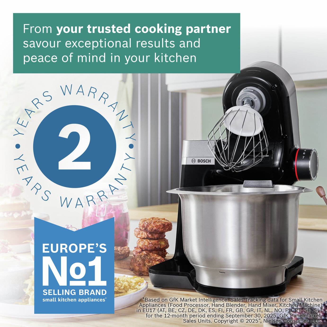 Buy Bosch MUMS2VM40G 7-in-1 Stand Mixer, Juicer, Shredder, Black