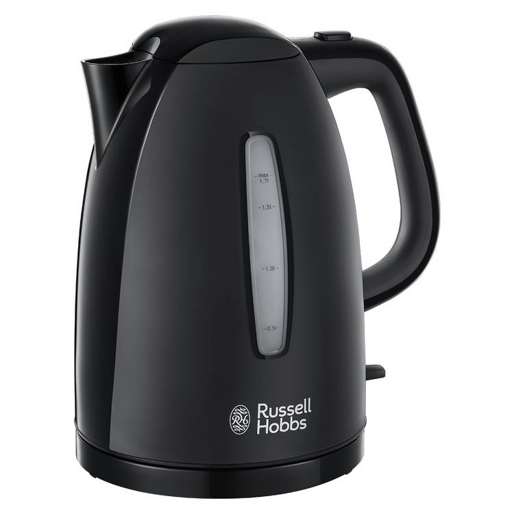 Russell Hobbs Textures Black Plastic Kettle 21271 0