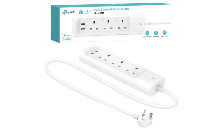 Buy TP-Link KP303 Kasa Wi-Fi Smart Plug Extension Cable | Smart