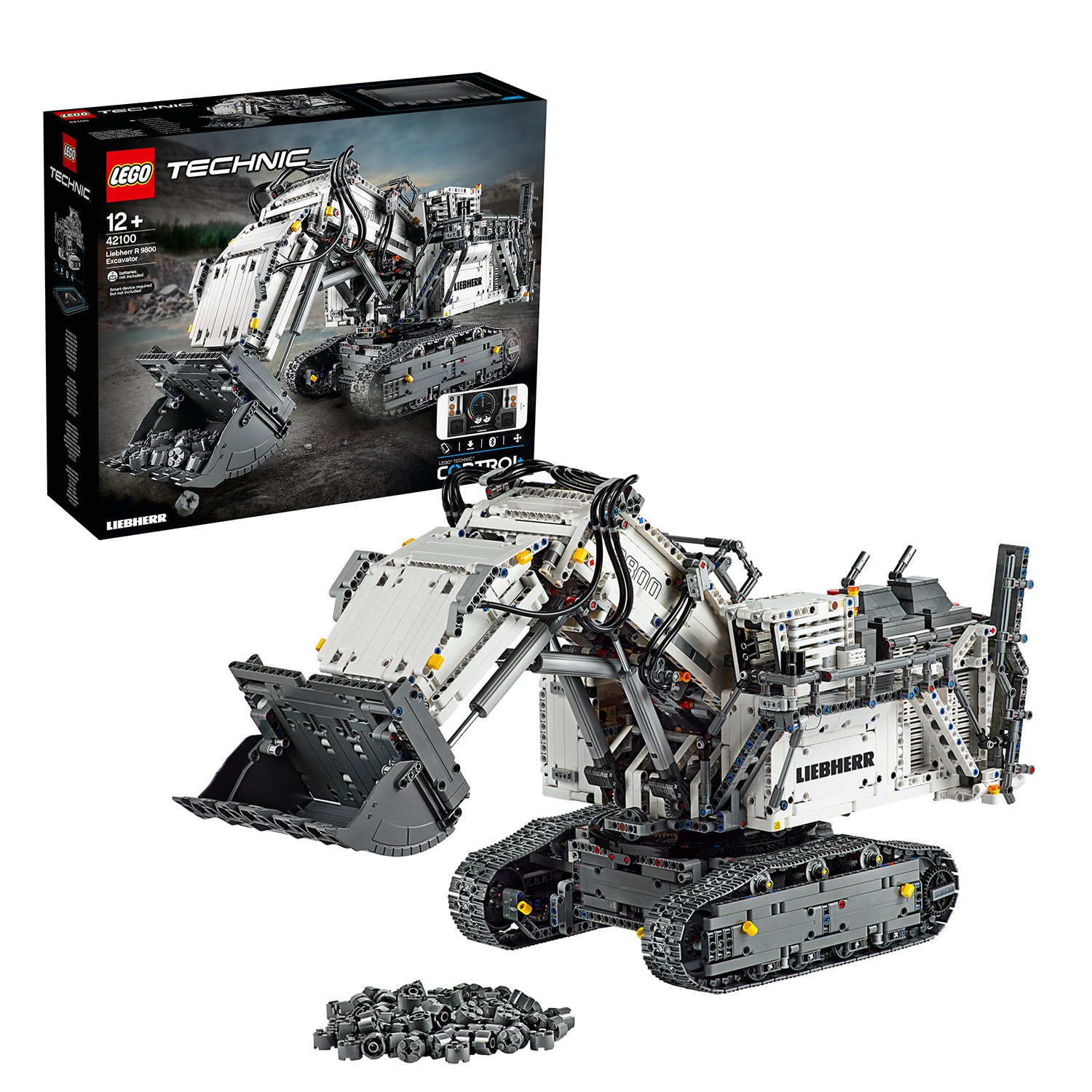 LEGO Technic Control+ Liebherr R 9800 Excavator Set 42100 Review