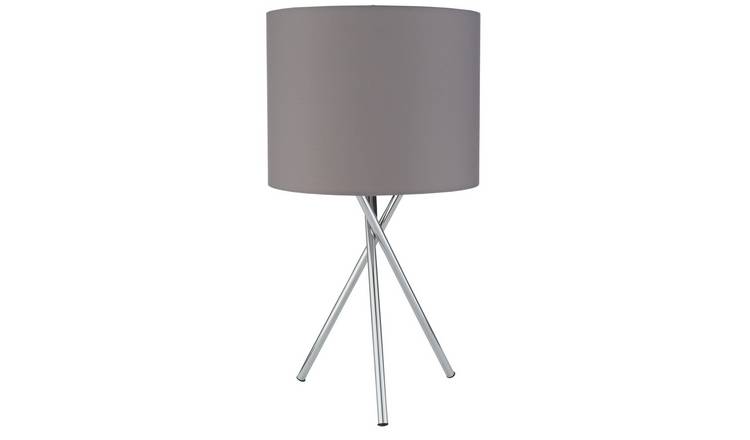 Buy Argos Home Tripod Table Lamp Chrome Grey Table Lamps