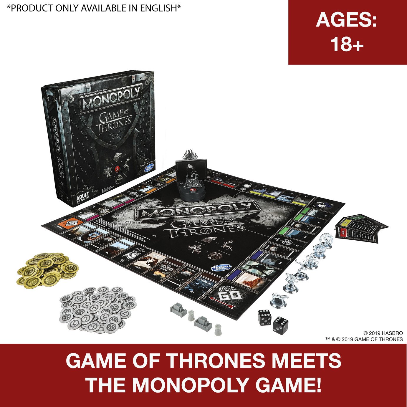 Monopoly Game of Thrones from Hasbro Gaming Review