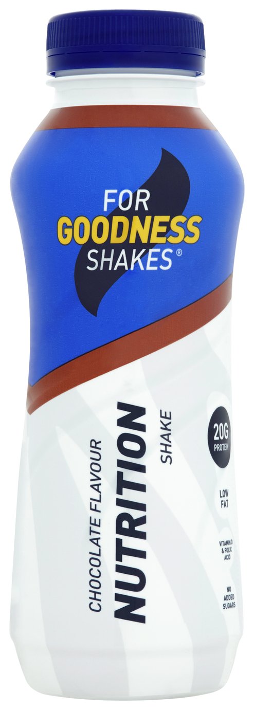 For Goodness Shakes Chocolate Nutrition Shake x 10