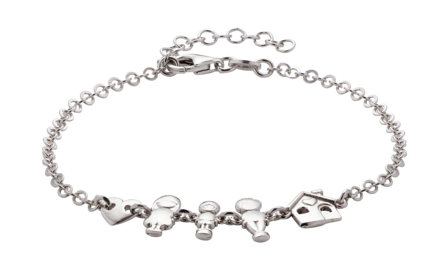 Moon & Back Sterling Silver Family Members Bracelet Review