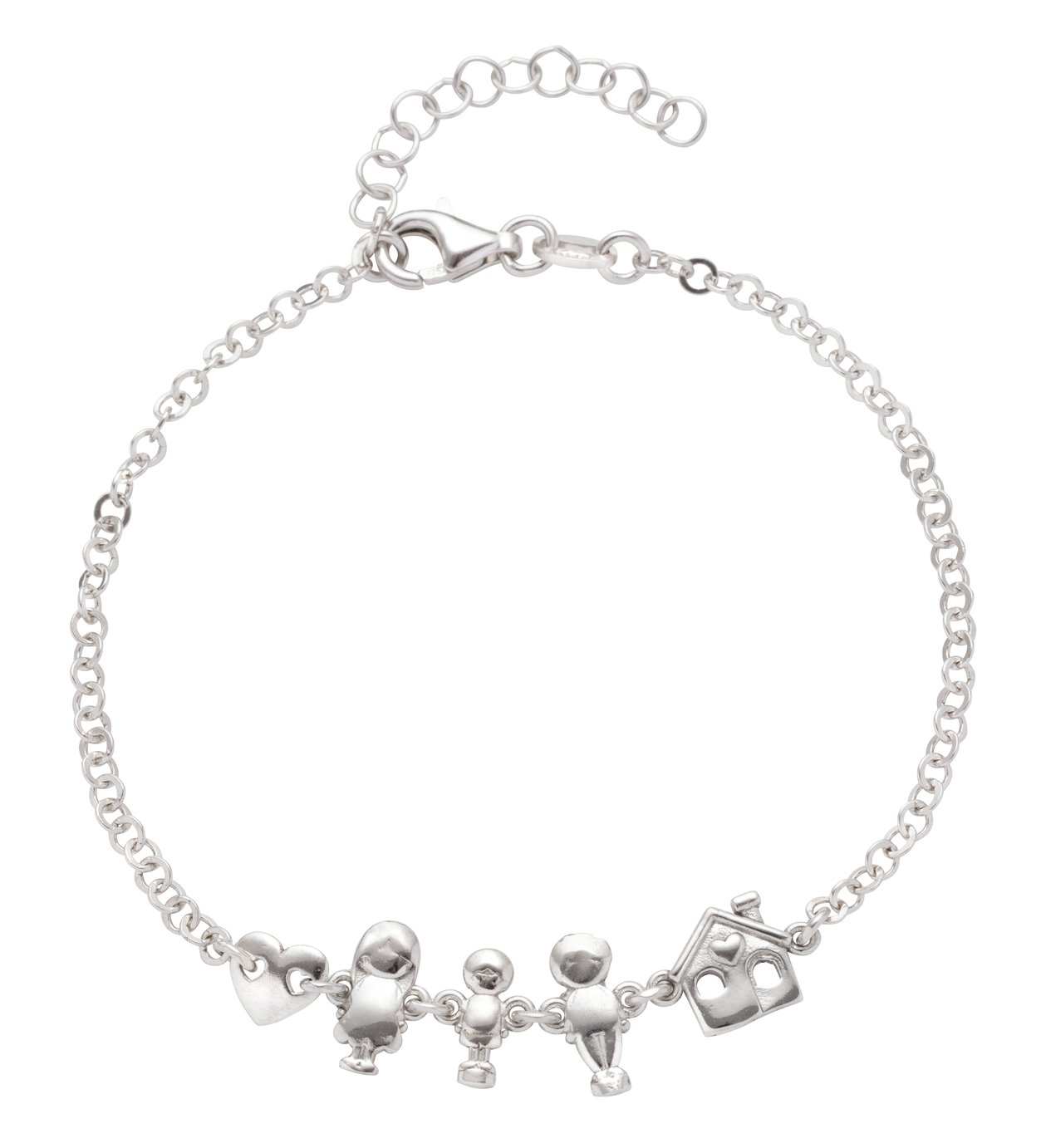 Moon & Back Sterling Silver Family Members Bracelet Review