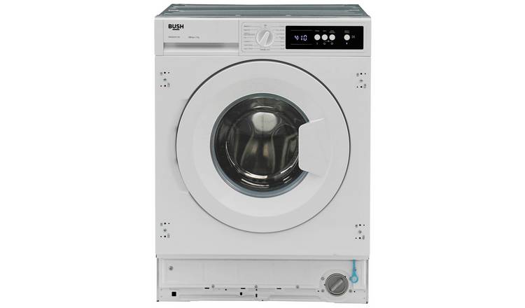 Bush WMSAEINT712W 7KG 1200 Spin Integrated Washing Machine