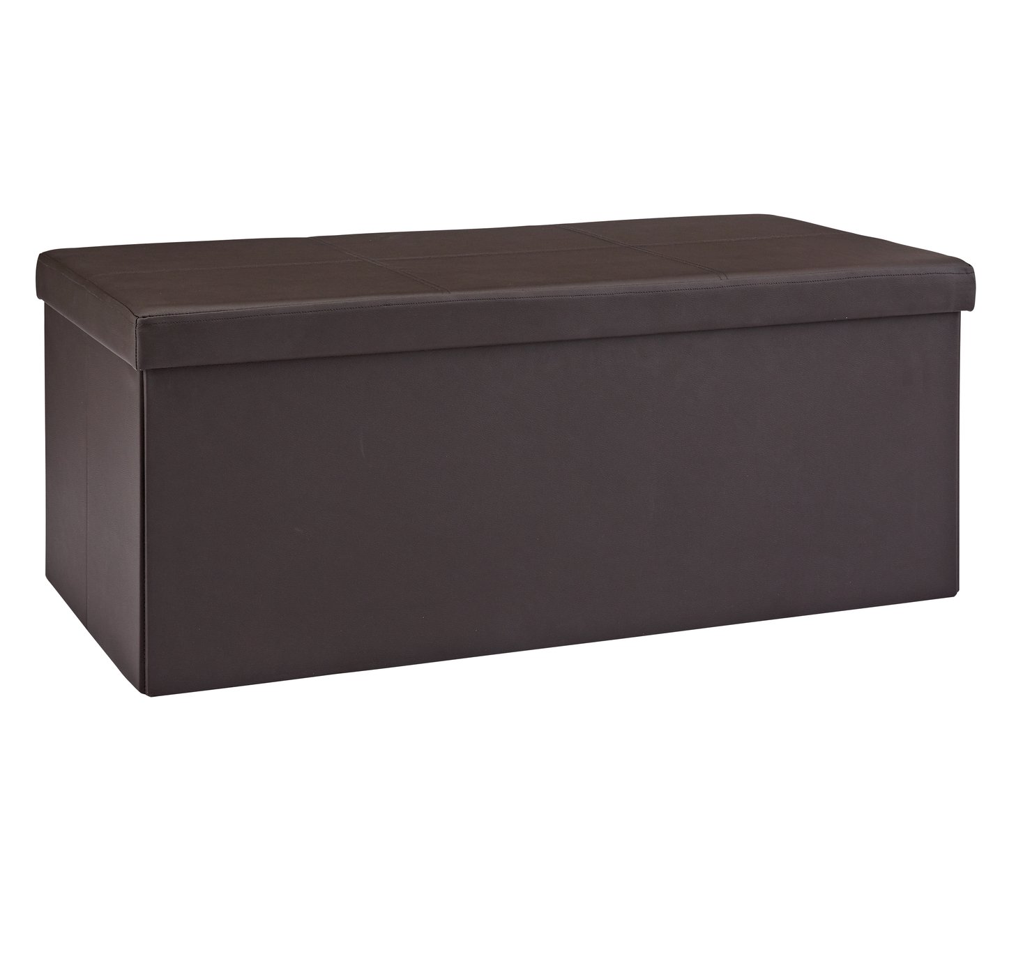 Argos Home Extra Large Faux Leather Stitched Ottoman Review