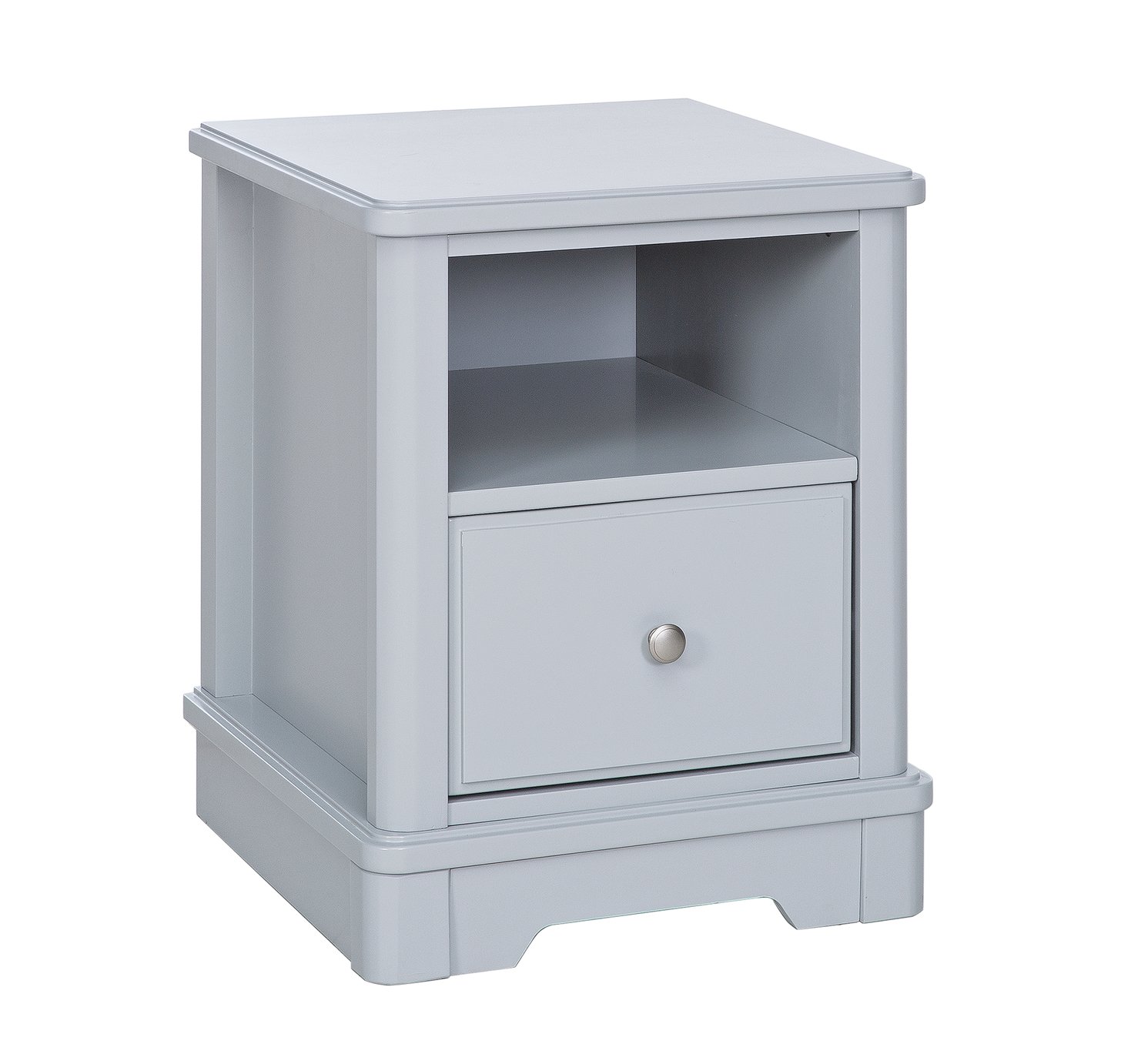 Argos Home Ashbourne Soft Grey 1 Drawer Bedside Chest