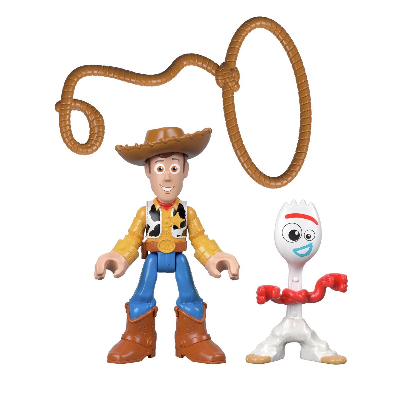 Disney Pixar Toy Story 4  Imaginext Woody & Forky Review