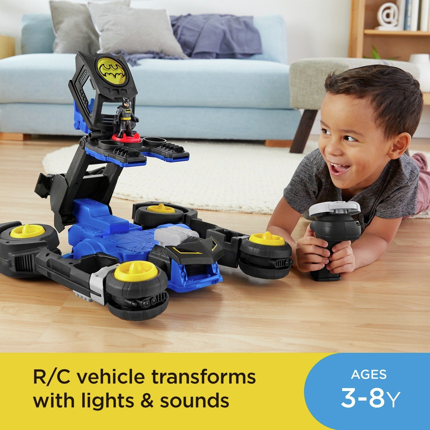 Imaginext DC Transforming R/C Batmobile with Batman Review