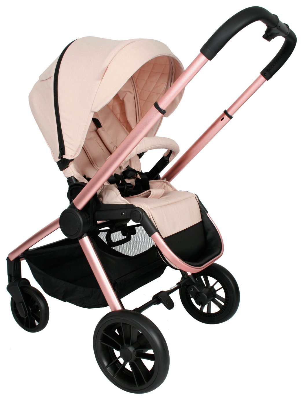 my babiie rose gold stroller argos