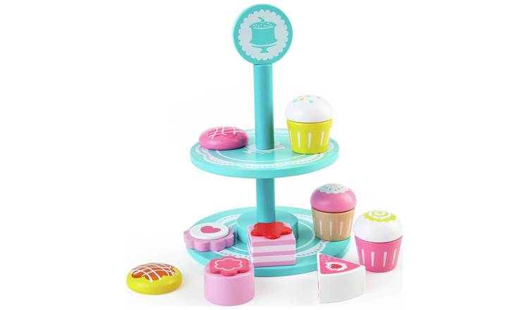 Chad Valley Wooden Cake Stand Is Great For Imaginative Role-Play Fun 