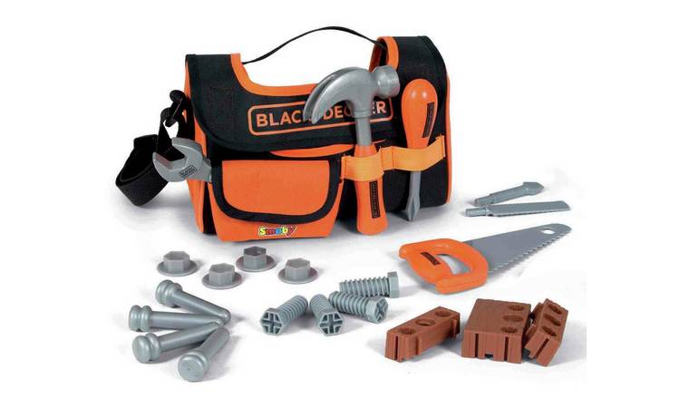 BLACK+DECKER Junior Backpack Tool Set for Kids - Plastic Construction Tool  Kit