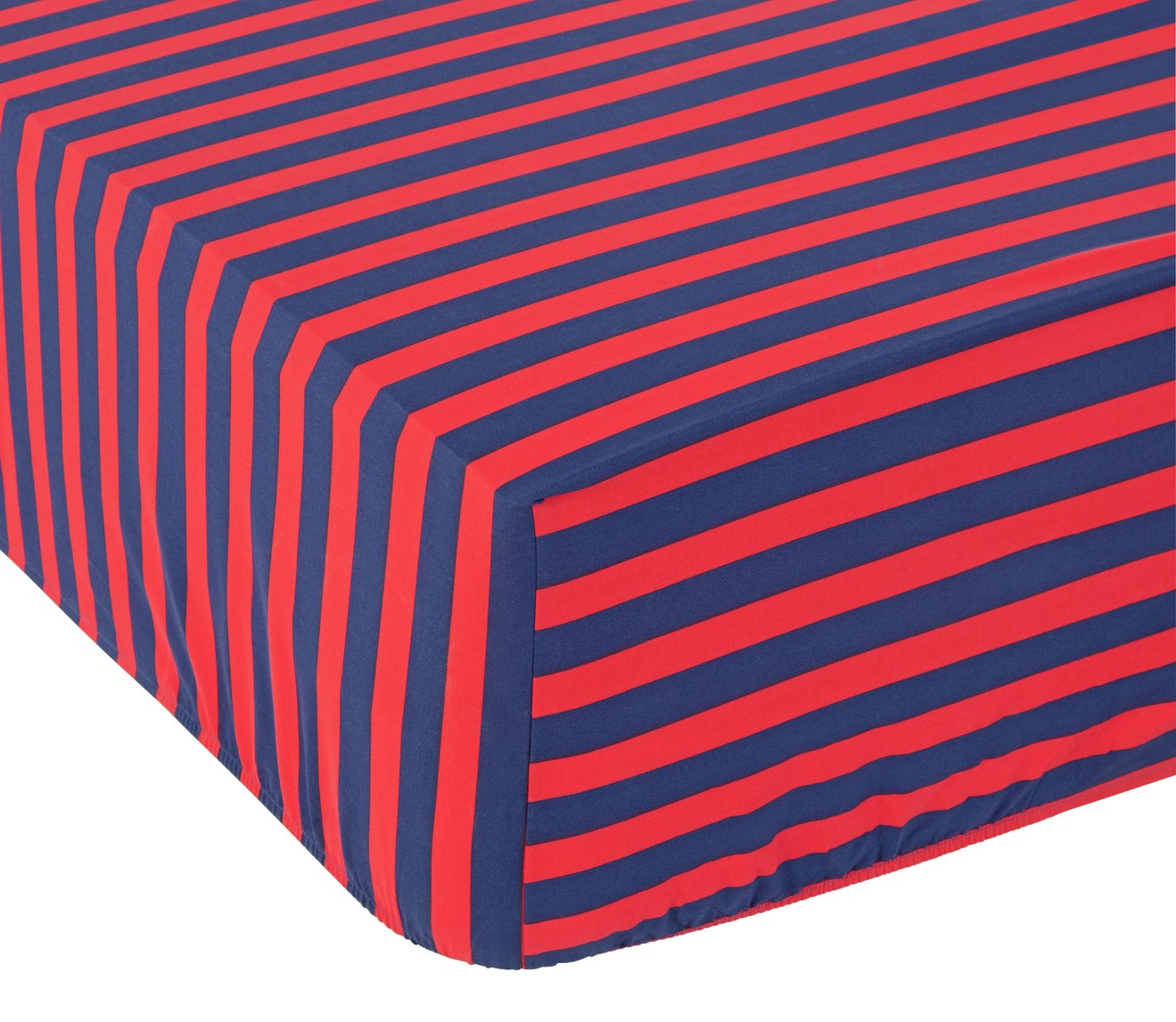 Argos Home Striped Fitted Sheet - Toddler