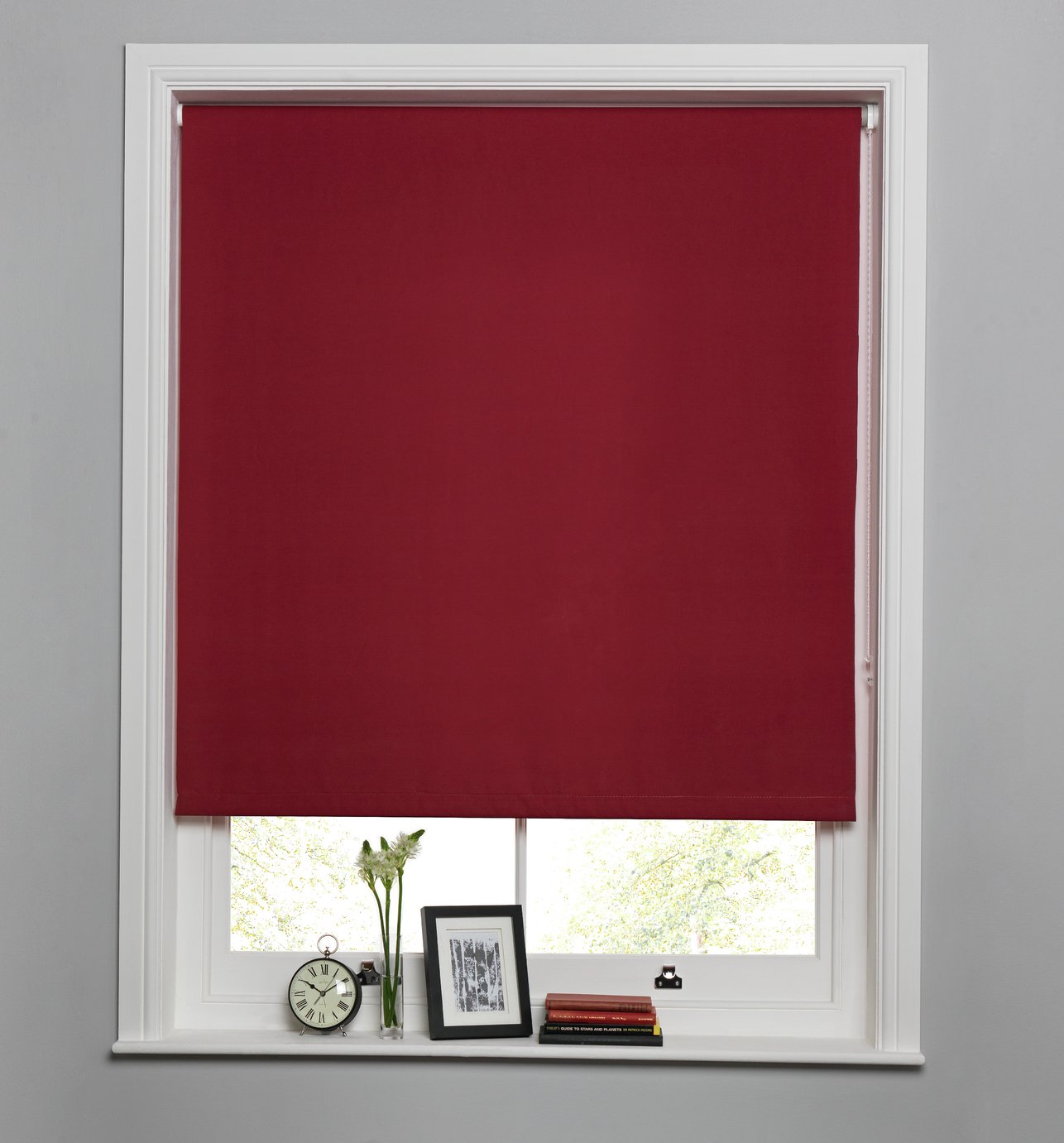 Argos Home Blackout Roller Blind - 3ft - Berry