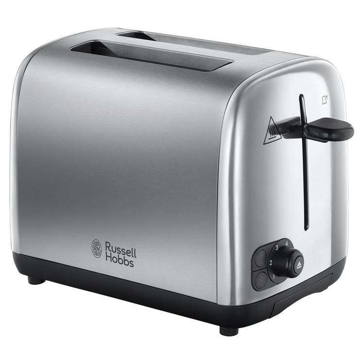 Russell Hobbs 2 Slice Brushed St/Steel Toaster 24080 0