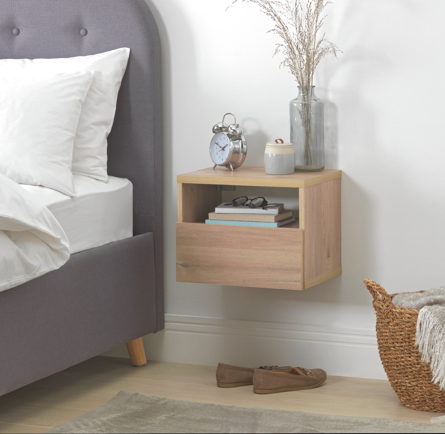 Argos Home Jenson Floating Bedside Table Review