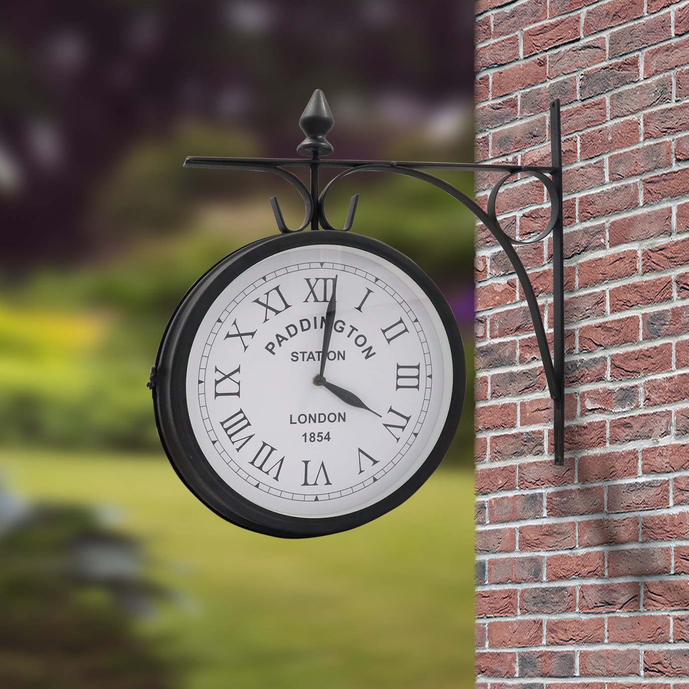 Argos HomeOutdoor Hanging Garden Clock