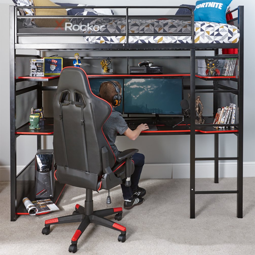 X Rocker Battle Bunk Gaming Bed and Alexis Mattress Package Review