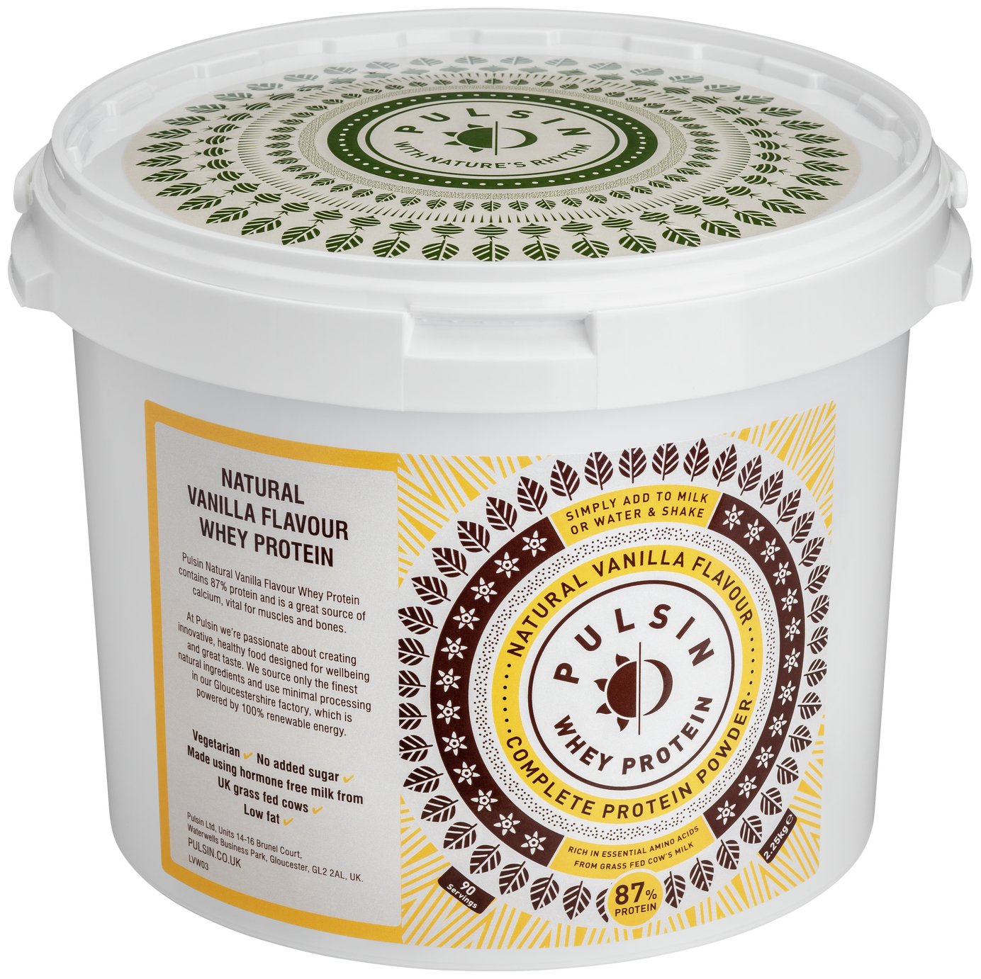 Pulsin Vanilla Whey Protein Powder ‚Äì 2.25kg Reviews