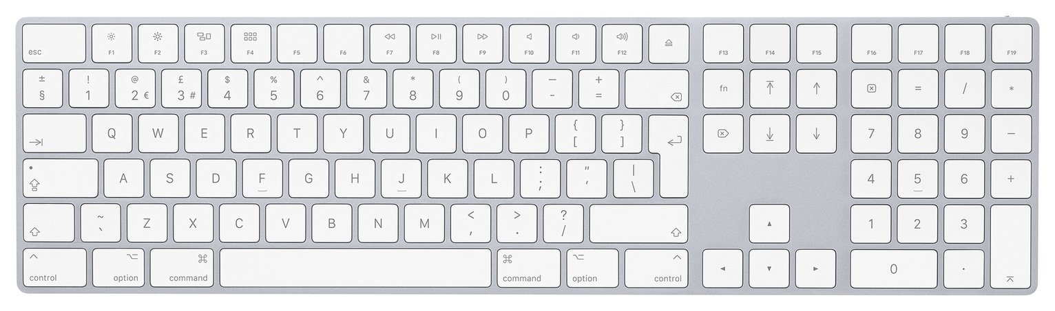 Buy Apple Magic Keyboard with Numeric Keypad | PC keyboards | Argos